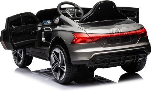 Image du produit Es-toys Véhicule pour enfants - voiture électrique "Audi E-Tron GT" - sous licence + MP3 + cuir + EVA (12 V)