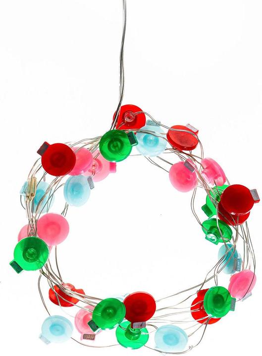 Produktbild Lindby Motje LED-Lichterkette, Kugeln,rot, grün (3.20 m)