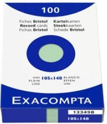 Produktbild Exacompta Karteikarten (A6, 205 g/m², 100 x)