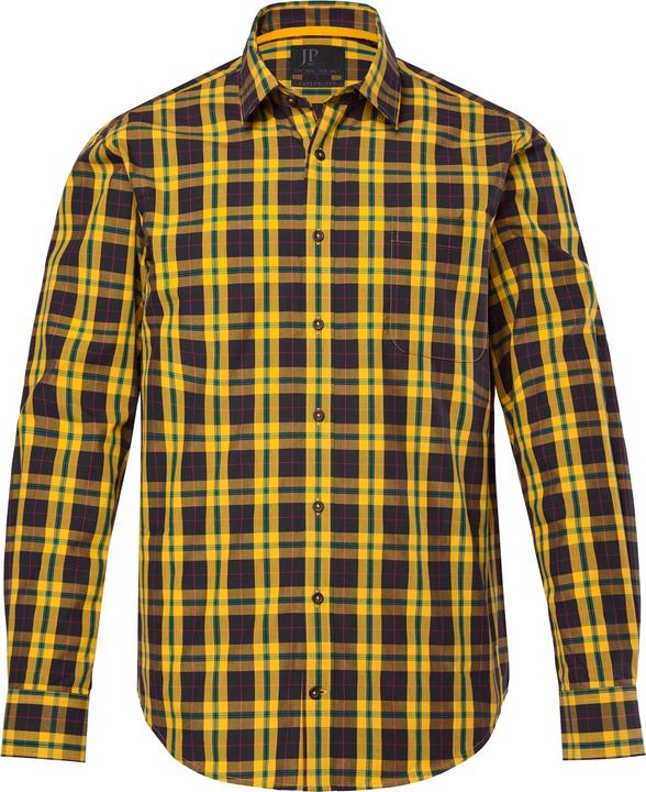 Produktbild JP1880 Karohemd, Langarm, Kentkragen, Modern Fit (5XL)
