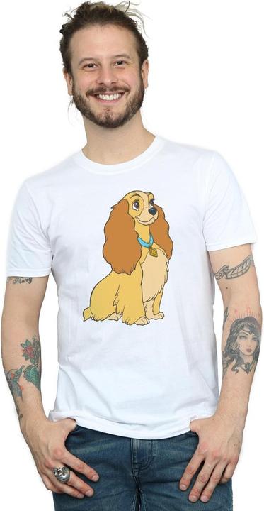 Immagine prodotto Disney Lady And The Tramp Lady Spaghetti Heart Maglietta Uomo (4XL)
