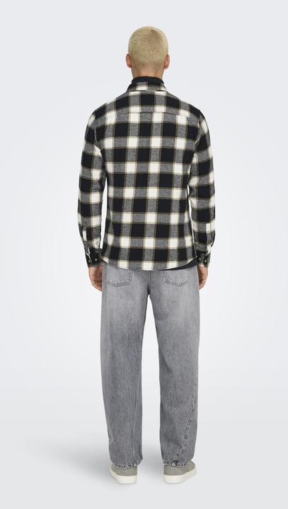 Actual product image Only & Sons Onsral Ls Slim Check Shirt (M)