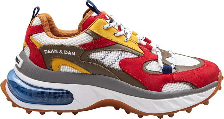 Actual product image Dsquared2 multicolor suede and mesh bubble sneakers (42)