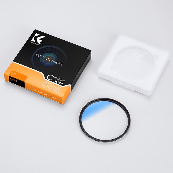 Produktbild K&F Concept 62MM MC UV Protection Filter Slim Frame with 18 Multi-layer Blue Coatings (C Series) (62 mm, UV-Filter)