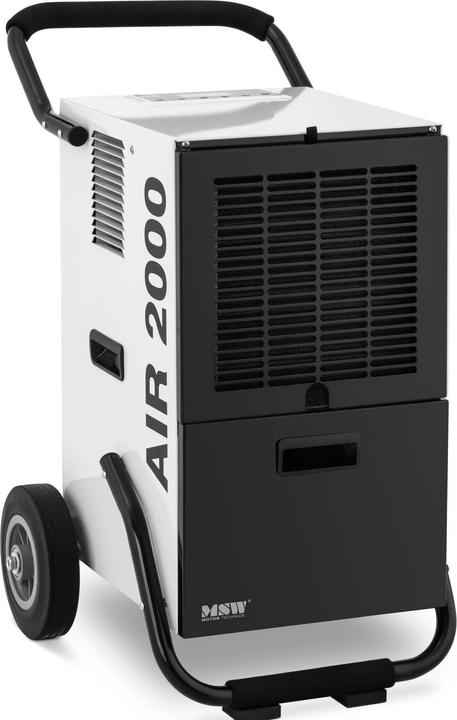 Image du produit MSW Déshumidificateur professionnel de chantier - 50 l/24 h - 70 m² - 5,5 l (70 m², 50 l/24h)