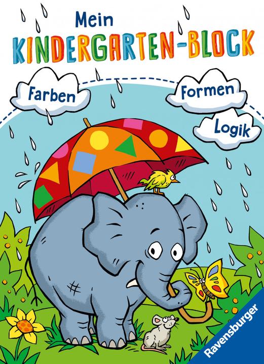 Produktbild Ravensburger Mein Kindergarten-Block: Farben, Formen, Logik (Deutsch, Britta Zimmermann, Anja Lohr, Christine Pätz, 2023)