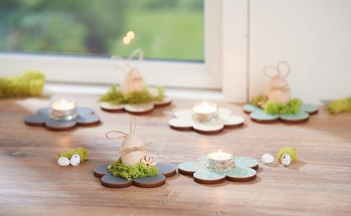 Produktbild VBS XXL Holz-Streuteile "Blüte", Natur, 45 Stück