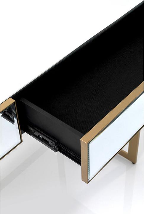 Produktbild Kare Design Schreibtisch Soran Gold 120x50cm (120 x 50 cm)