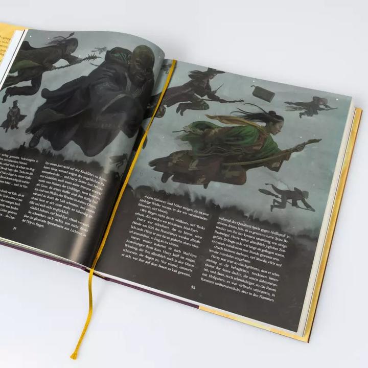 Produktbild Harry Potter und der Orden des Phönix (farbig illustrierte Schmuckausgabe) (Harry Potter 5) (Deutsch, Neil Packer, J.K. Rowling, Klaus Fritz, 2022)
