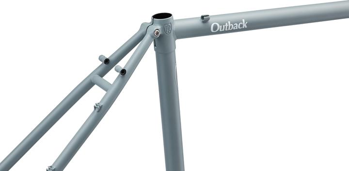 Produktbild Ritchey Outback V3 Disc Gravel Rahmenkit, 650B/700C, Di2, L, granite grey/snow white