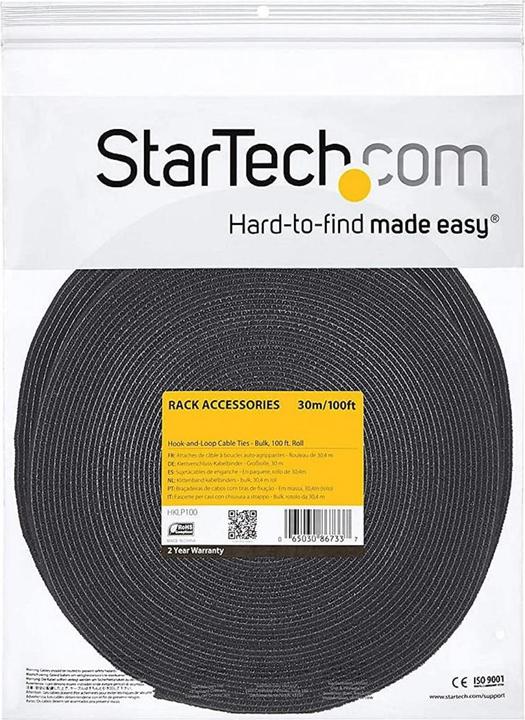 Produktbild StarTech HOOK-AND-LOOP FASTENER 30M (Klettkabelbinder, 30400 mm, 1 Stk.)