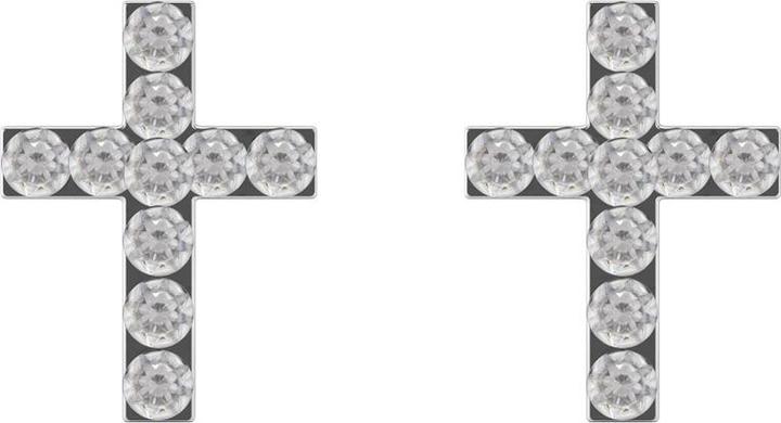 Studex Sensitive Ohrstecker Kreuz Kristall (Edelstahl)