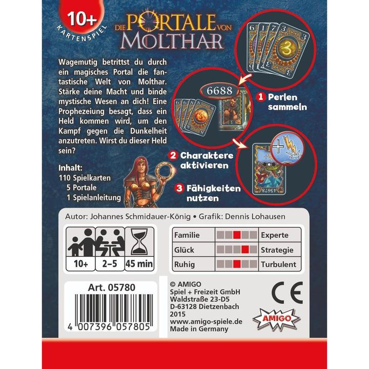 Actual product image Amigo The portals of Molthar (German)