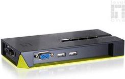 Image du produit LevelOne KVM-0422 : Commutateur KVM à câble 4 ports