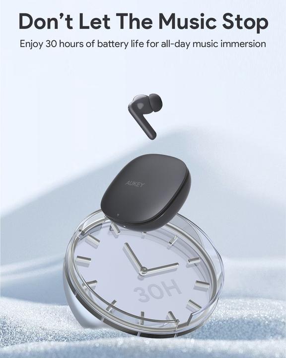 Image du produit Aukey MOVE - Écouteurs (ANC, 30 h, Sans fil)