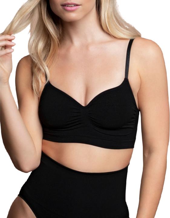 Bye Bra Nahtlos Bra Mittelkontrolle - Schwarz S. (Einzelpack, S)