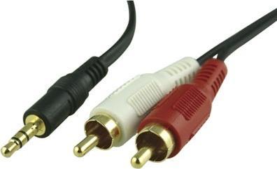 Produktbild Intos 2 x RCA to 3.5 mm male cable, 1.8 m (1.80 m)