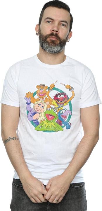 Immagine prodotto Disney The Muppets Group Circle Maglietta Uomo (4XL)