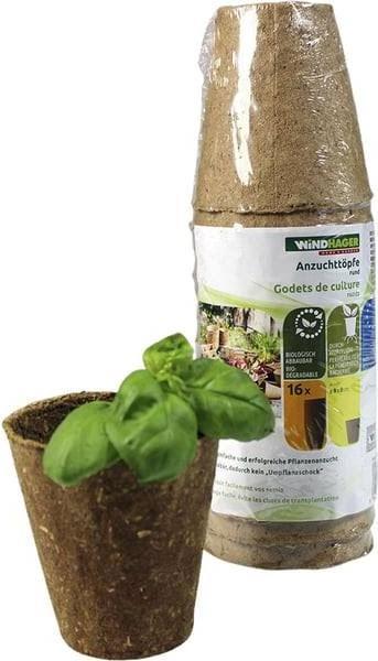 Produktbild Windhager Anzuchttöpfe rund 16St.