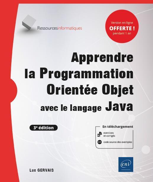 Immagine prodotto Apprendre la programmation orientée objet avec le langage Java (Francese, Gervais Luc, 2020)