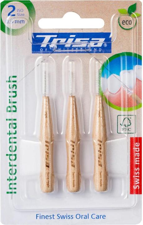 Produktbild Trisa Interdental Bürsten ISO 2 Holz (3 x, 0.90 mm)