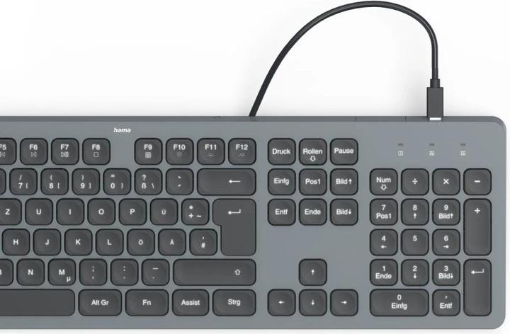 Image du produit Hama CK-400 Clavier filaire noir (DE, Filaire)