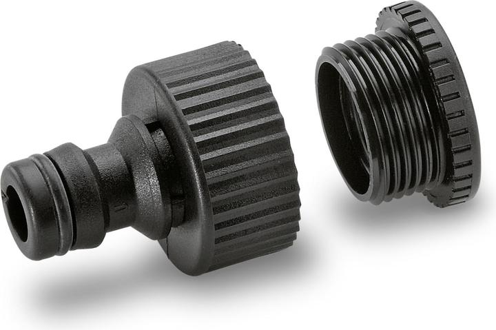 Kärcher Hahnanschluss (Adapter für Indoor Wasserhähne, Adapter für Outdoor Wasserhähne, Hahnanschluss, 19 mm)