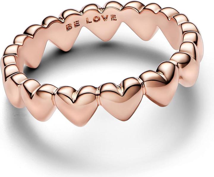 Immagine prodotto Pandora Anello con fila di cuori (48, 925 Argento)