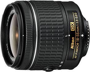 Produktbild Nikon AF-P Nikkor 18–55mm f/3.5–5.6 G DX (Nikon DX, APS-C / DX)