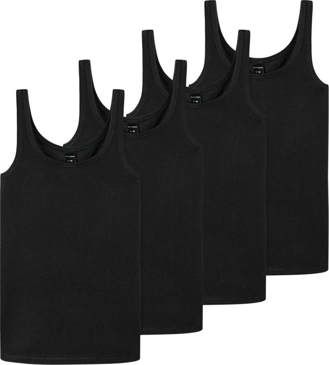 Schiesser 4er Pack Teens Girls 95/5 Organic Cotton Tops / Unterhemden