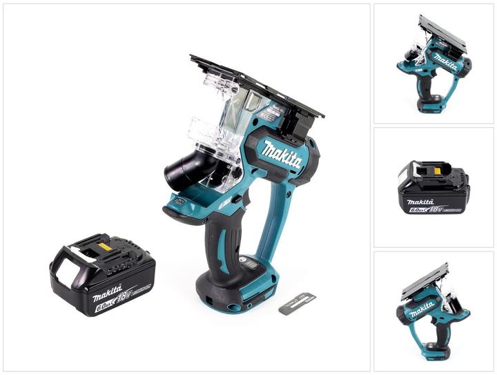 Actual product image Makita DSD 180 G1 Battery plasterboard saw 18 V + 1x battery 6.0 Ah - without charger