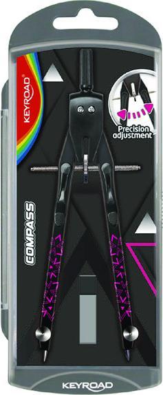 Image du produit Keyroad Fast track fashion printing boussole, métal, pendentifs, mélange de couleurs