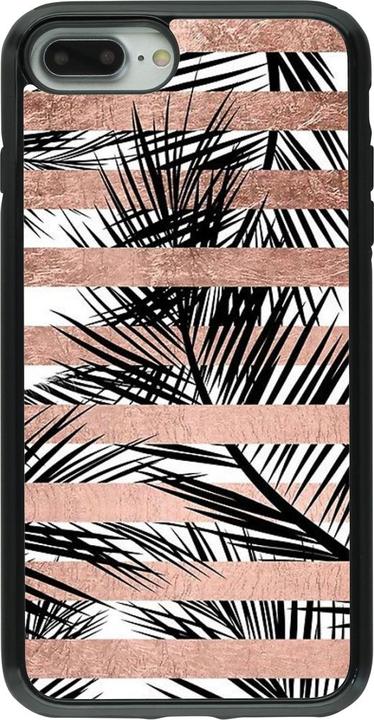 Actual product image PhoneLook Cover Hybrid Armor black Palm trees gold stripes (Apple iPhone 7 Plus)