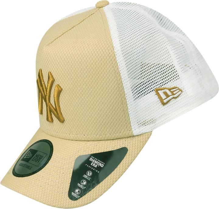 Actual product image New Era Trucker Cap - DIAMOND New York Yankees vegas gold