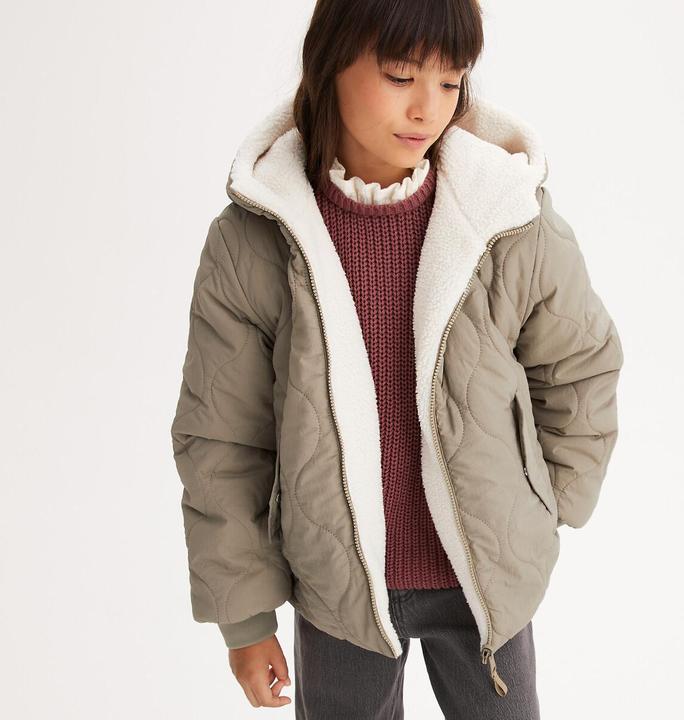 Actual product image La Redoute Collections Wendbare gesteppte Winterjacke mit Kapuze (94, 98)