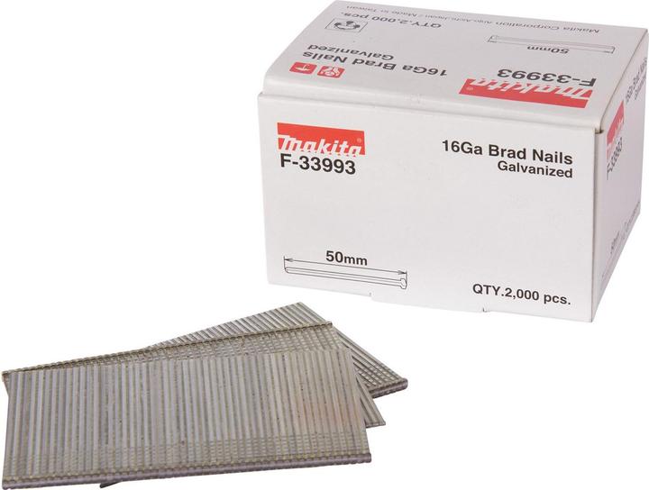 Makita Chiodo a testa alta 1,6x50mm F33993 2000 pz.