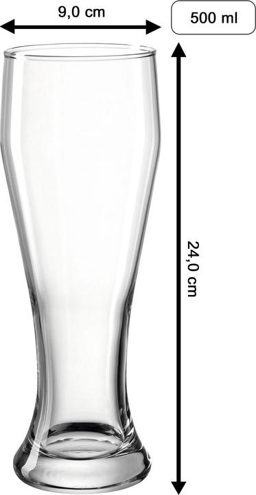 Actual product image Luxentu Weissbierglas mit Gravur 75. Jubiläum (0.50 l, 1 x)