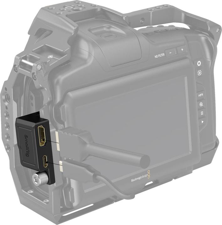 Actual product image SmallRig HDMI & USB-C Right-Angle Adapter forÊBMPCC 6K Pro 3289
