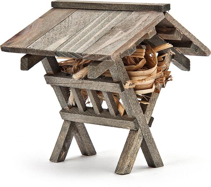 Produktbild VBS Futterkrippe, Holz, ca. 7x7x8cm (7 x 7 x 8 cm)