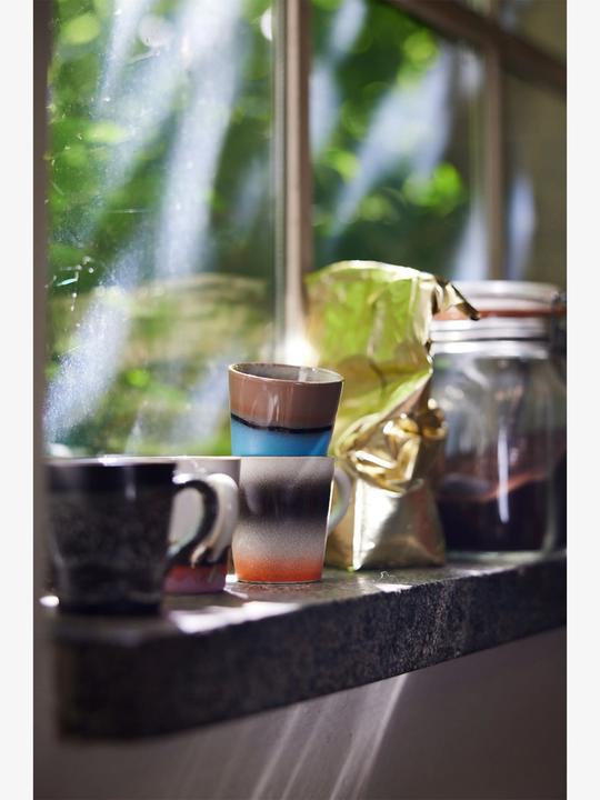 Produktbild HK Living Tasse Espresso 4-tlg. 70S CERAMICS safari (4 x)