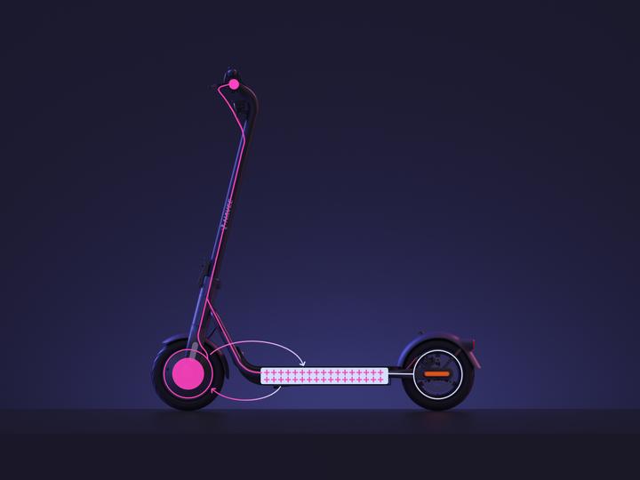 Actual product image Navee V50 (20 km/h, 50 km, 350 W)