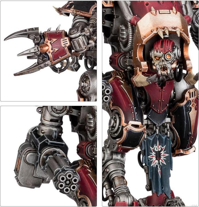 Image du produit Games Workshop Warhammer 40k - Chaos Knights Battleforce Lance de Meute Ecumante (Matières plastiques)
