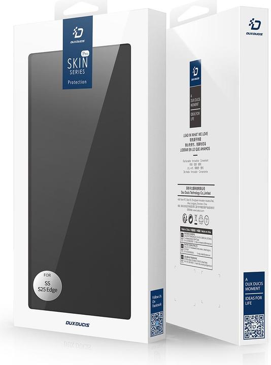 Actual product image Dux Ducis - Skin Pro - Samsung Galaxy S25 Edge - Black (Samsung Galaxy S25 Edge)