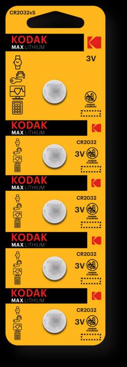 Actual product image NoName CR2032 5-pack Kodak (5 pcs., CR2032, 220 mAh)