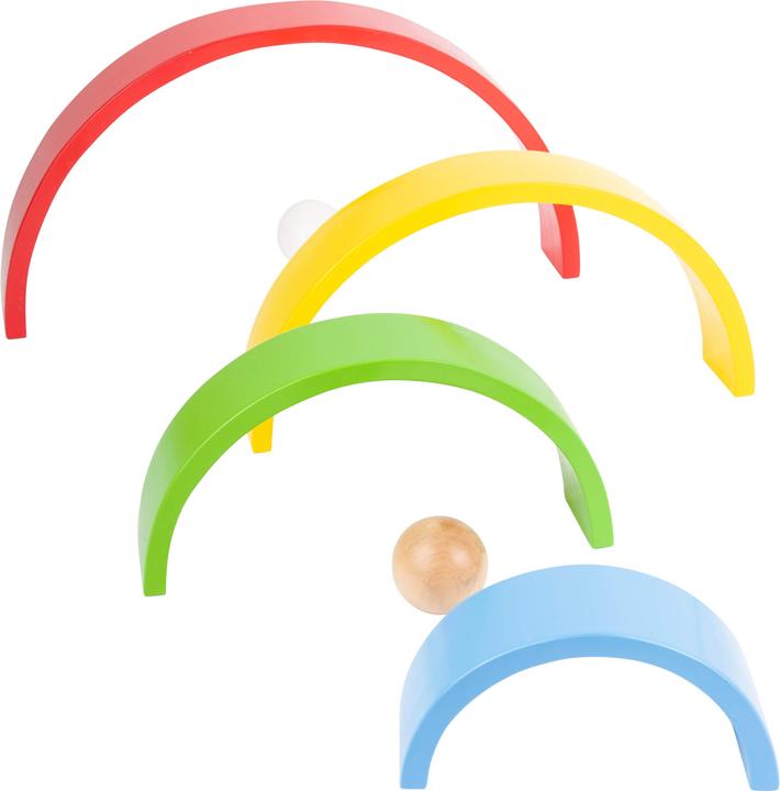 Produktbild small foot Holzbausteine Regenbogen XL