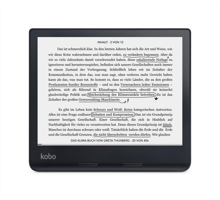 Actual product image Kobo Sage (8", 32 GB, Black)