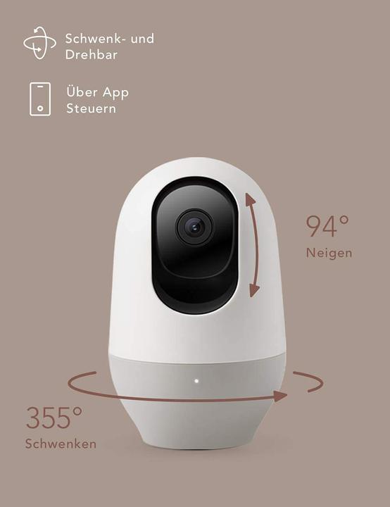 Produktbild Pro nooie Cam 360 (Babyphone mit Kamera, 10 m)