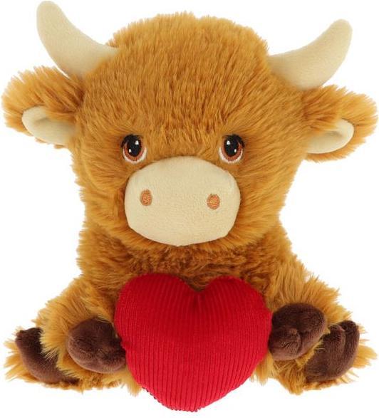 Produktbild Keel Keeleco Highland Cow mit Herz (18 cm)