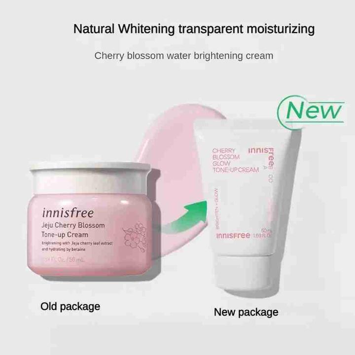 Actual product image Innisfree - Cherry Blossom Glow Tone-Up Cream 50mL (50 ml, 24h cream)