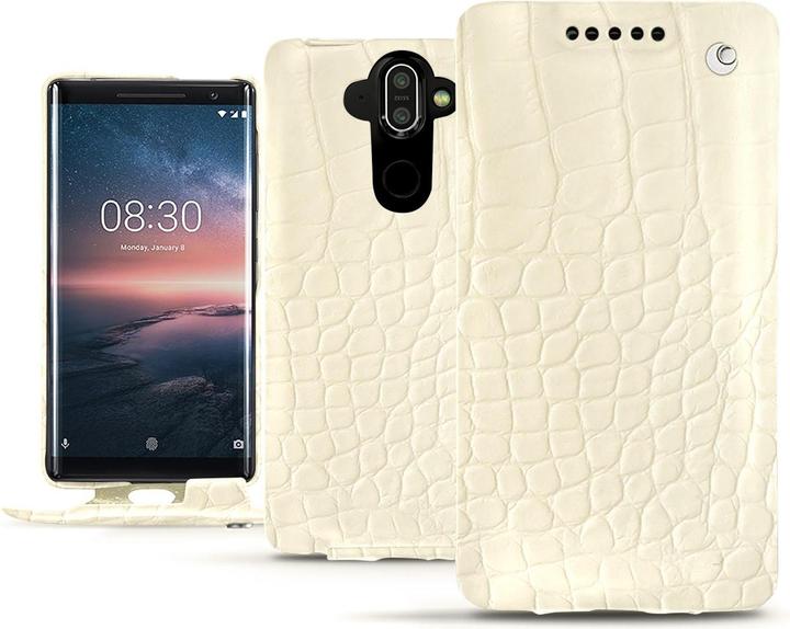 Actual product image Noreve Leather cover vertical (Nokia 8 Sirocco)